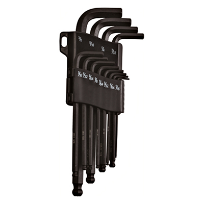 Magnetic ball-point / hex key wrench set (short, long, extra long)